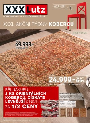 akční leták XXXLutz 5.11.2018-18.11.2018