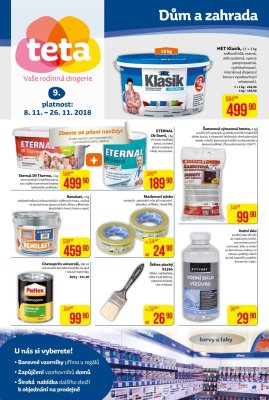 akční leták Teta drogerie 8.11.2018-26.11.2018