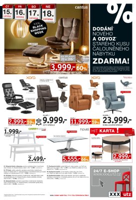 akční leták XXXLutz 12.11.2018-25.11.2018