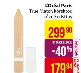 Korektor True Match L'Oréal