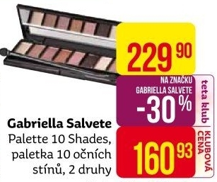Oční stíny paleta Gabriella Salvete