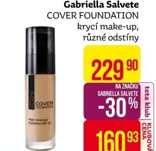 Make up Cover Foundation Gabriella Salvete