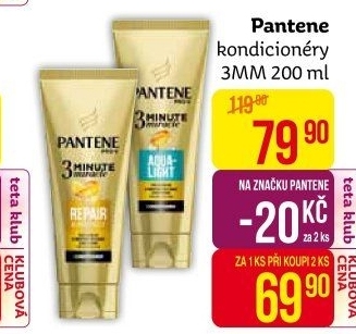 Balzám na vlasy 3 Minute Miracle Pantene