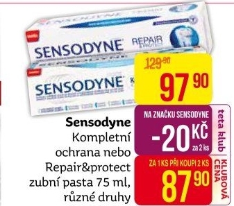 Pasta na zuby Kompletní ochrana Sensodyne