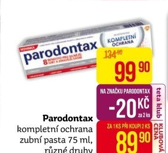 Pasta na zuby Kompletní ochrana Parodontax