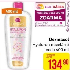 Micelární voda proti stárnutí pleti Hyaluron Dermacol