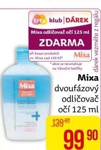 Odličovač očí dvoufazový Mixa