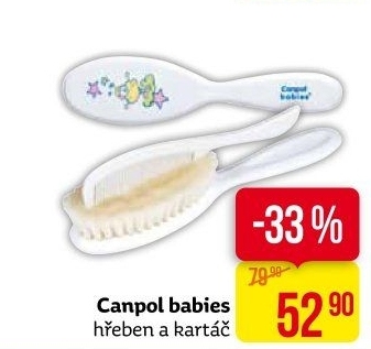 Sada hřeben a kartáč Canpol Babies