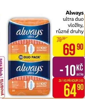 Vložky dámské Ultra Always