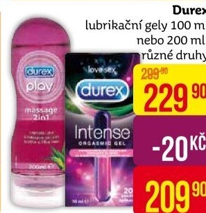 Gel lubrikační Durex
