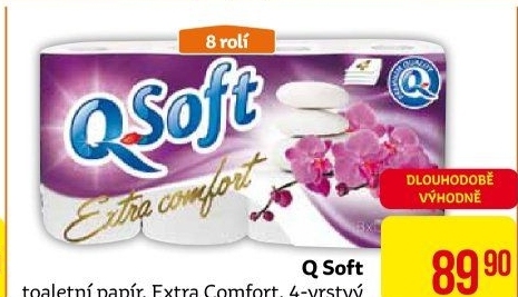 Toaletní papír 4vrstvýQ soft