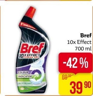 Čistič WC gelový Effect Bref