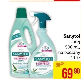 Dezinfekční univerzální čistič ve spreji Sanytol