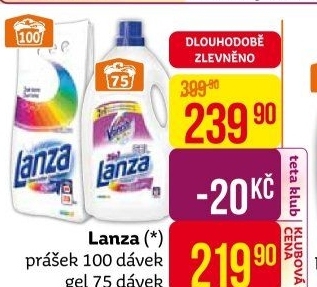 Prací prášek Lanza