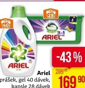 Prací prášek Ariel
