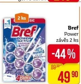 WC blok tuhý Power Aktiv Bref