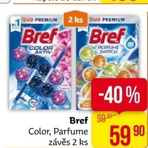 WC blok tuhý Color Aktiv Bref