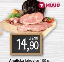 Anglická krkovice Maso uzeniny Písek