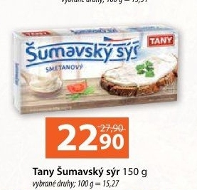 Sýr tavený Šumavský Tany