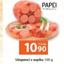 Utopenci v aspiku Lahůdky Papei