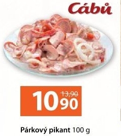 Salát párkový pikant Cabů