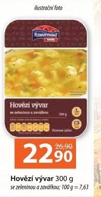 Polévka hovězí vývar Vltavotýnské lahůdky
