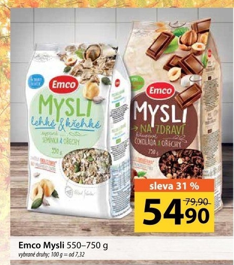 Müsli Mysli na zdraví Emco