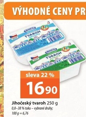 Tvaroh Jihočeský Madeta