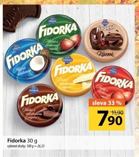 Oplatky Fidorka Opavia