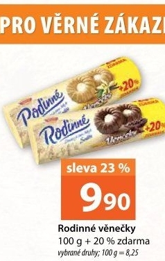 Věnečky Rodinné Sedita