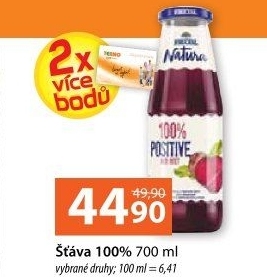 Šťáva 100% Natura Fructal
