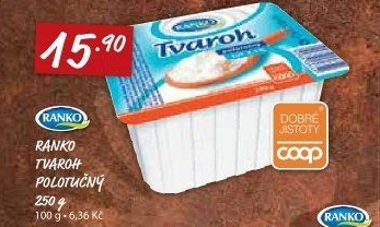 Tvaroh polotučný Ranko