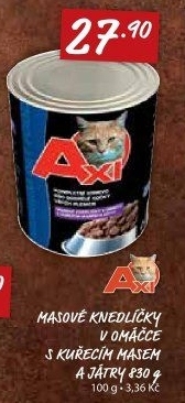 Knedlíčky masové pro kočky Axi