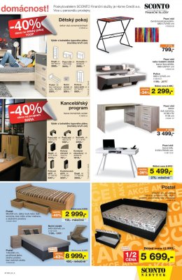 akční leták Sconto nábytek 14.11.2018-27.11.2018