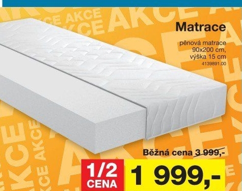 Matrace MEVA bílá