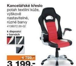 Kancelářská židle ROBERT vícebarevná