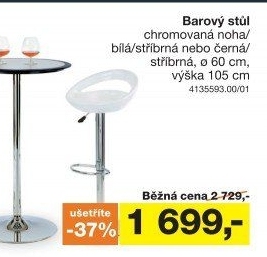Barový stolek ONTARIO