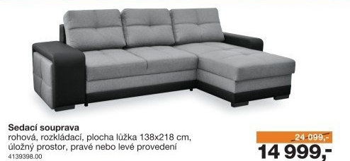 Sedací souprava PIANO šedá