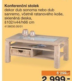 Konferenční stolek LAZY A4