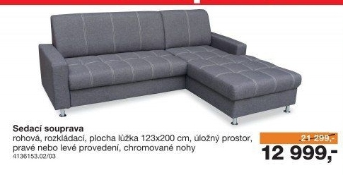 Sedací souprava FLEXI šedá