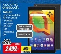 A3 10 IPS 16GB 1G GPS A5.0 černá ALCATEL
