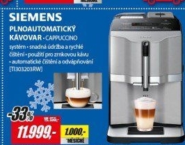 TI303203RW AUTOMATICKÉ ESPRESSO SIEMENS