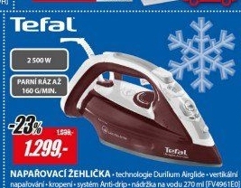 FV4961E0 NAPAŘOVACÍ ŽEHLIČKATEFAL