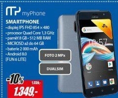 FUN 6 LITE ŠEDÝMYPHONE