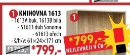 Knihovna 1613 bílá