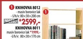 Knihovna 8012 lakovaná