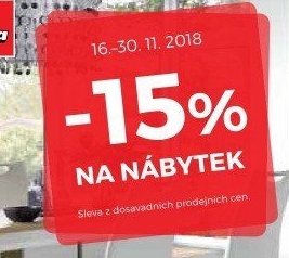 -15% na nábytek