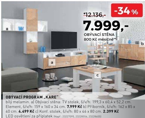 Obývací program Kare