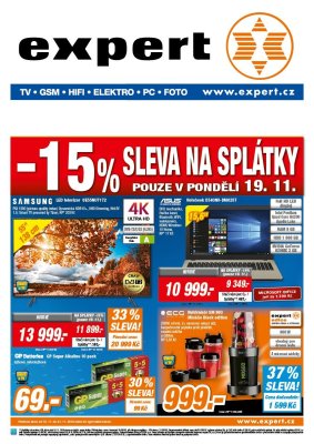 akční leták Expert elektro 15.11.2018-21.11.2018