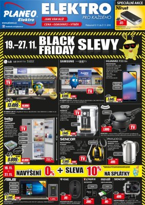akční leták Planeo Elektro 19.11.2018-27.11.2018